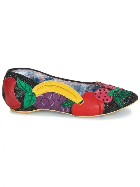 Baleríny Irregular Choice čierna