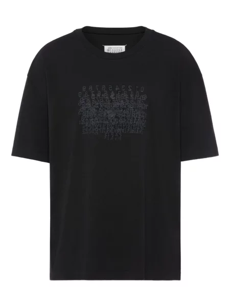 Tricou Maison Margiela cu imagine negru