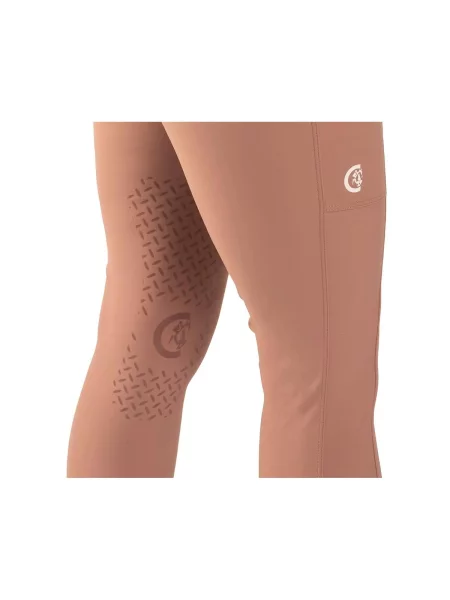 Legginsy jeździeckie z gripem na kolanach dla kobiet Kentucky Horsewear Classic różowe