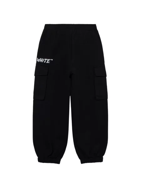 Dětské cargo kalhoty Off-white bílé