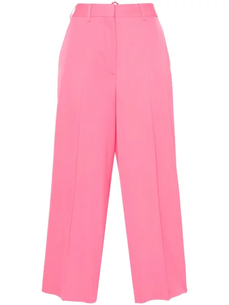 Pantaloni Stella Mccartney de lână roz