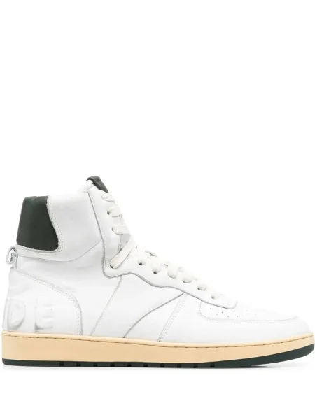 Sneakerși Rhude din piele alb