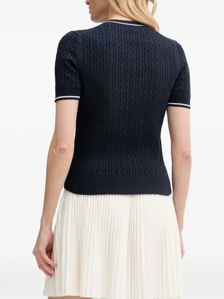 Scurt pulover Lacoste albastru