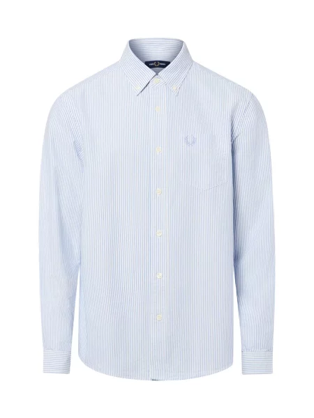 Fred Perry koszula codzienna Mężczyźni Comfort Fit M niebieski