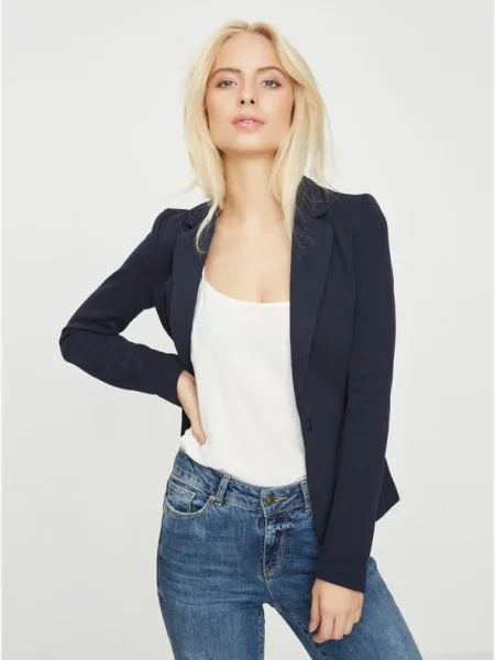 VERO MODA Sacou Julia închis albastru