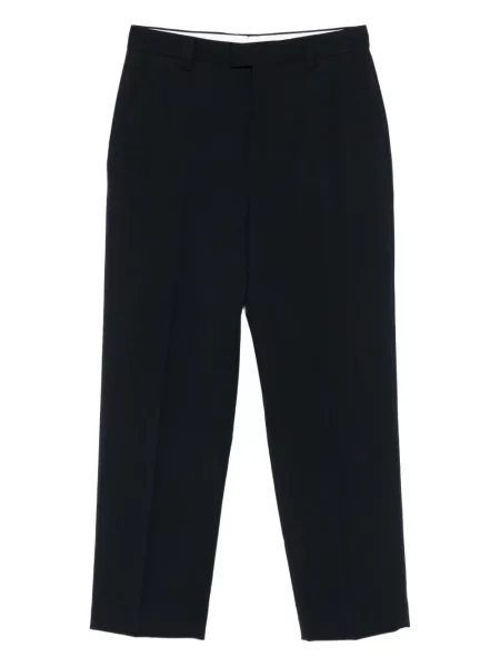 Pantaloni Sandro de lână albastru