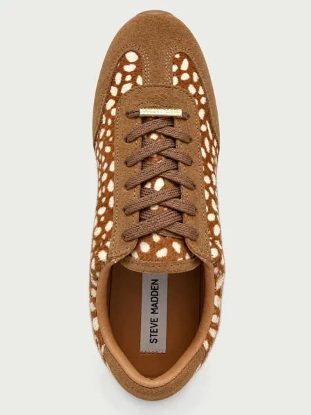 Steve Madden Bobby-A маратонки дамски от велур кафяво