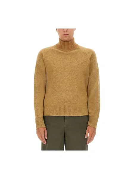 Sweter Dries Van Noten brązowy