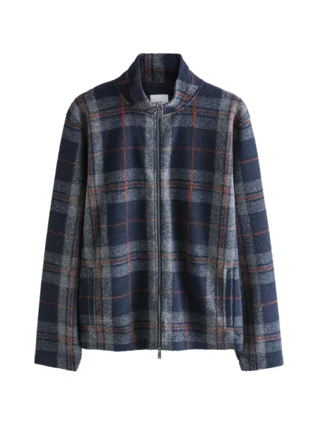 Next Jachetă fleece marin / porumbel / maro albastru