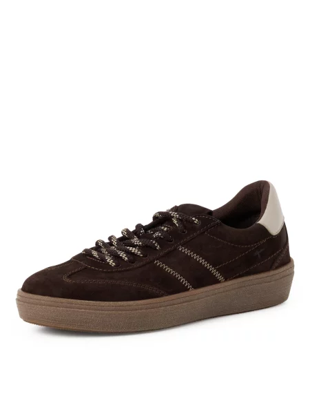Sneakerși Tamaris maro