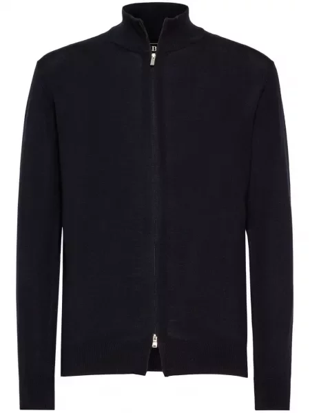 Cardigan Boggi Milano de lână albastru