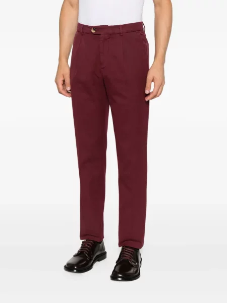 Pantaloni Brunello Cucinelli roșu