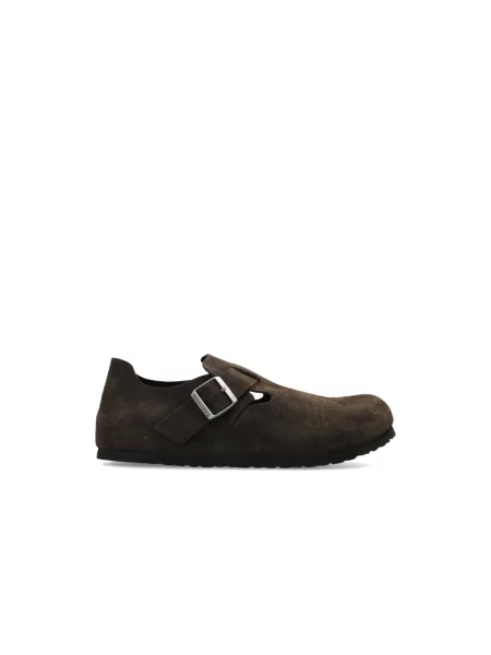 Półbuty Birkenstock skórzane brązowe