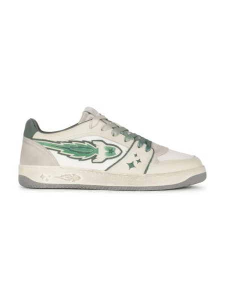 Sneakersy Enterprise Japan skórzane białe