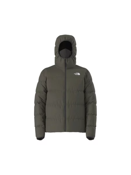 Geacă The North Face cu glugă gri