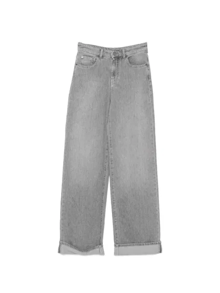 Blugi Emporio Armani cu autograf gri