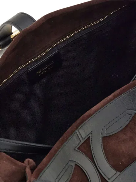 Geantă shopper Ferragamo maro