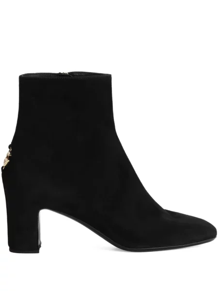 Botine Dolce & Gabbana din piele de căprioară negru
