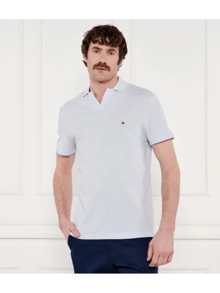 Tommy Hilfiger Polo | Regular Fit oxford albastru