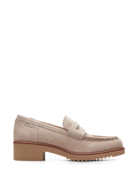 Pantofi loafer Clarks Originals din piele de căprioară