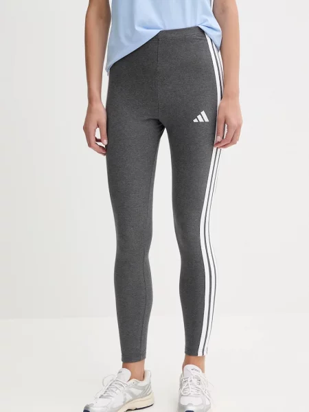 Adidas legginsy z aplikacją szary