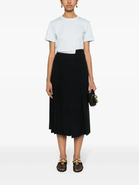 Siuvinėtas marškinėliai Lanvin mėlyna
