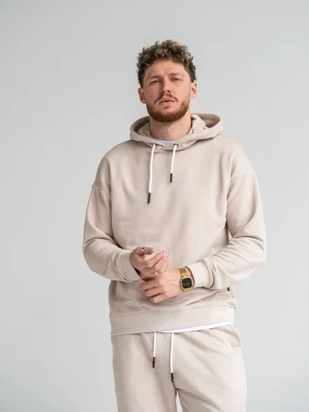 Повсякденний костюм TeamV бавовна/поліестер бежевий