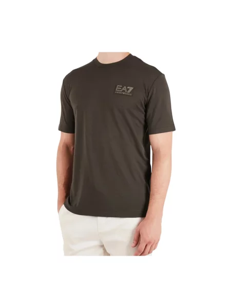 Koszulka Emporio Armani Ea7 brązowa