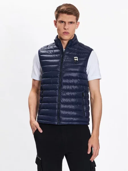 Telovnik KARL LAGERFELD modra