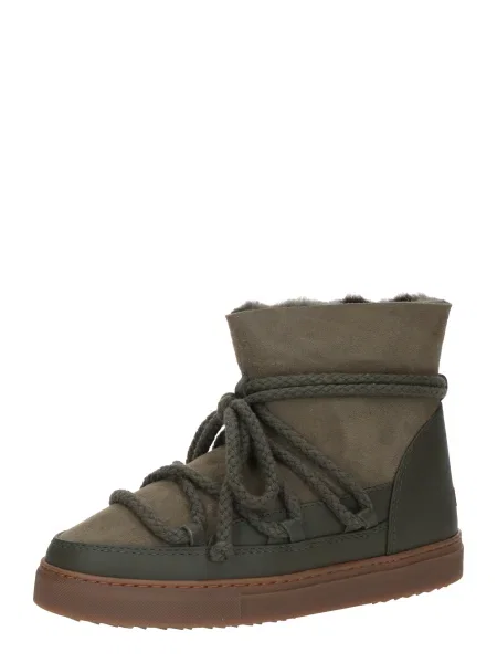 INUIKII Ležerne čizme CLASSIC kaki / maslinasta zelena