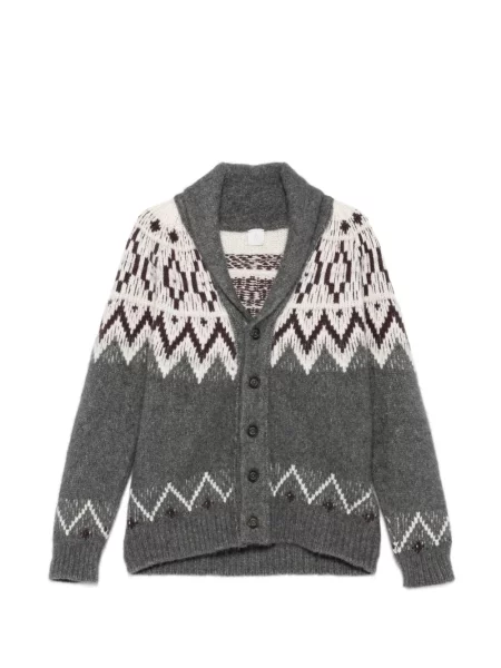 Gulerat cardigan Eleventy gri