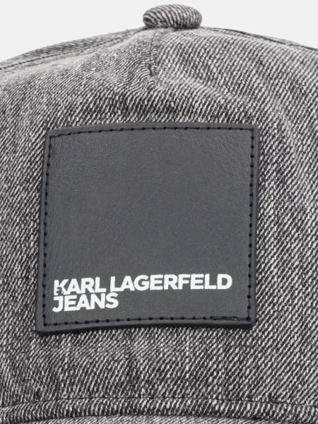 Кепка Karl Lagerfeld Jeans серая