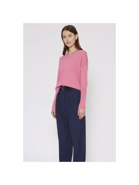 Sweter Arch4 z kaszmiru różowy