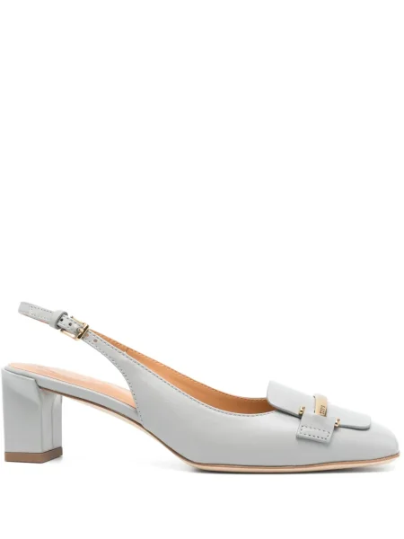 Pantofi cu toc Tod's slingback gri
