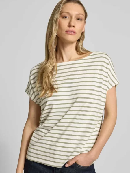 T-shirt o kroju loose fit z mieszanki S.oliver Red Label biała
