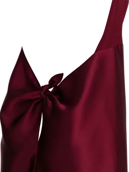 Rochie maxi Semper cu gât halter roșu