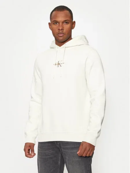 Mikina Calvin Klein Jeans biela