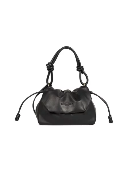 Torebka crossbody Lancaster skórzana czarna
