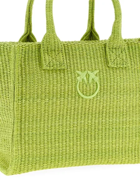 Geantă shopper Pinko verde