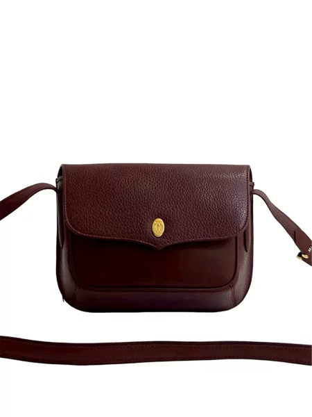 Torebka crossbody Cartier skórzana czerwona