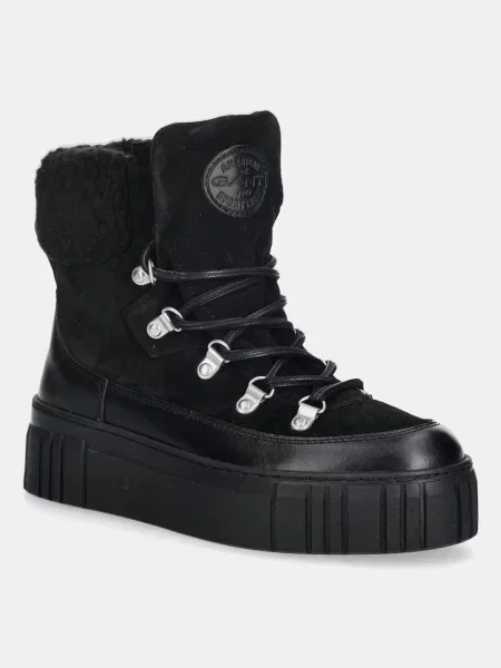 Gant bocanci de piele Snowmont negru