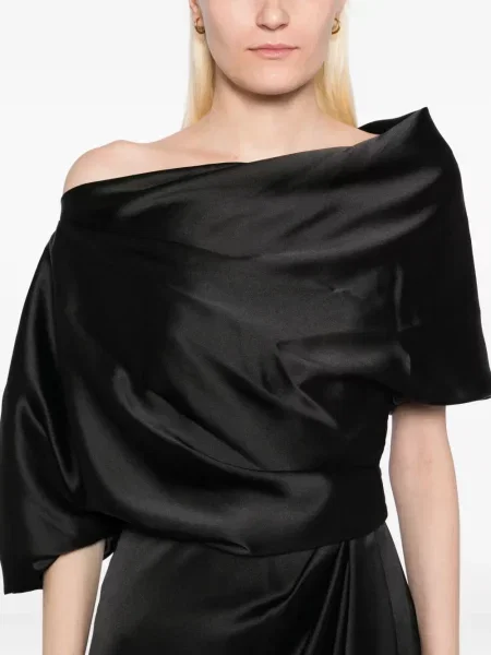 Rochie Amsale din satin negru