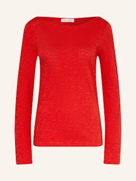 Marc O'polo Koszulka Z Długim Rękawem rot czerwone