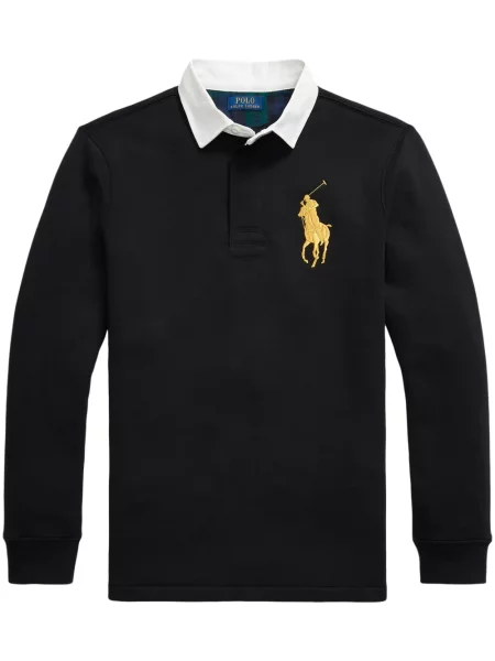 Vunena odgovarati polo majica Polo Ralph Lauren s printom zelena