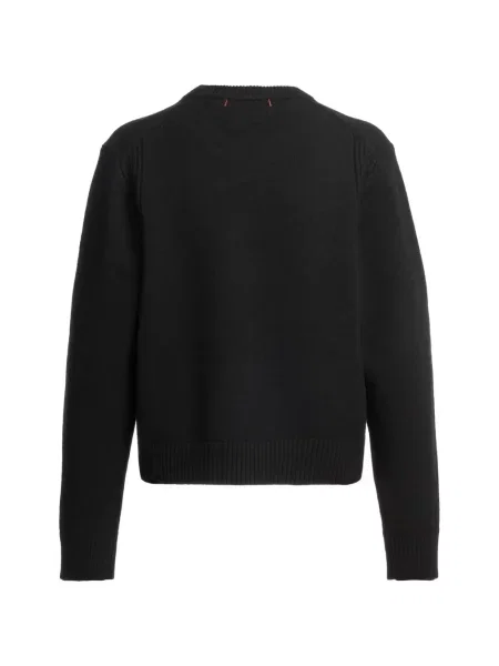 Pulover Parajumpers cu decolteu rotund negru