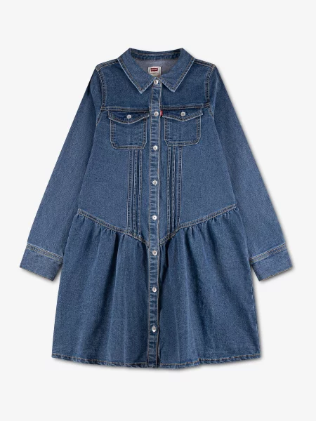 Levi's Kids Rochie denim albastru