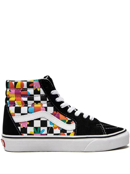 Sneakerși Vans cu model floral negru