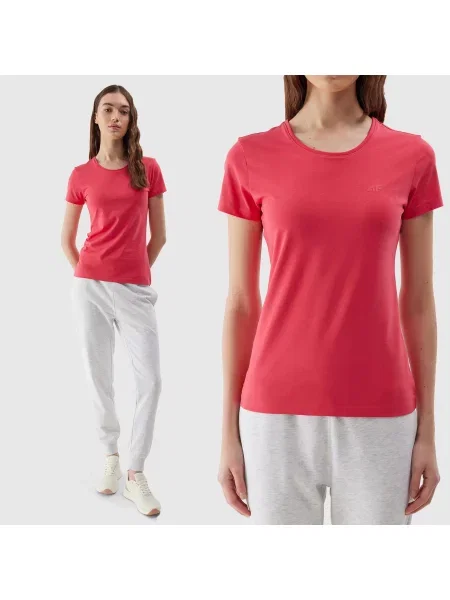 T-SHIRT 4F KOSZULKA SPORTOWA czerwona