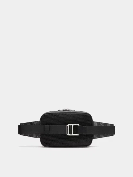 Поясная сумка Lacoste черная