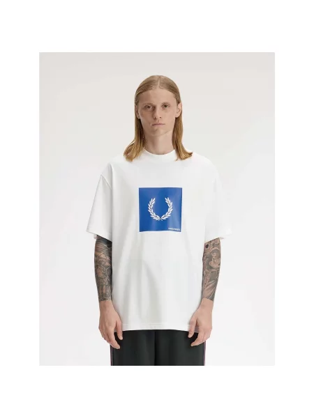 Tricou Fred Perry alb
